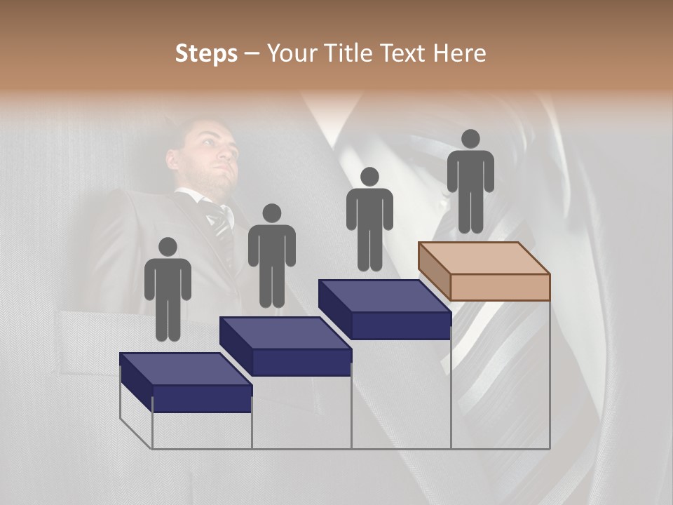 Job Person Suit PowerPoint Template