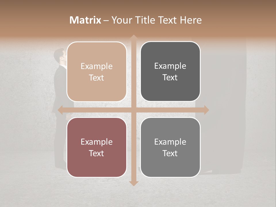 Modern Job Standing PowerPoint Template