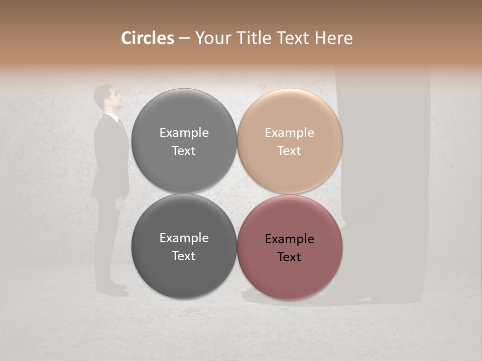 Modern Job Standing PowerPoint Template