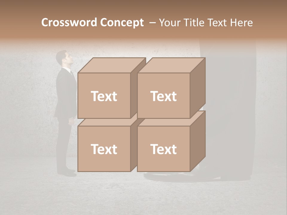 Modern Job Standing PowerPoint Template