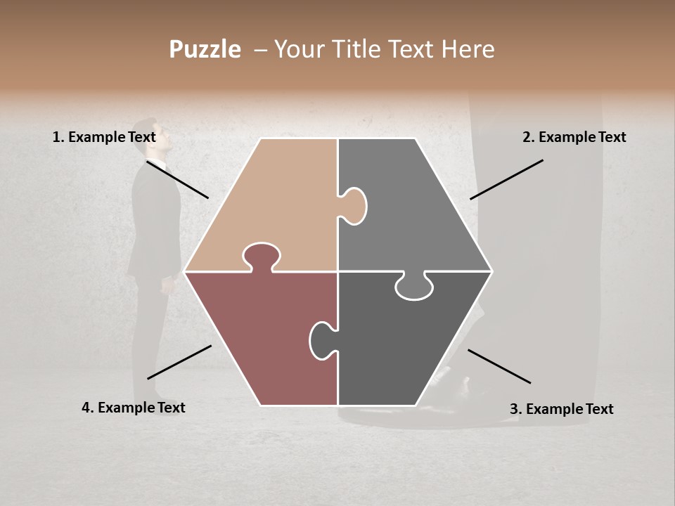 Modern Job Standing PowerPoint Template