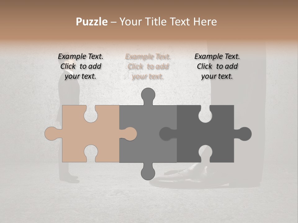 Modern Job Standing PowerPoint Template