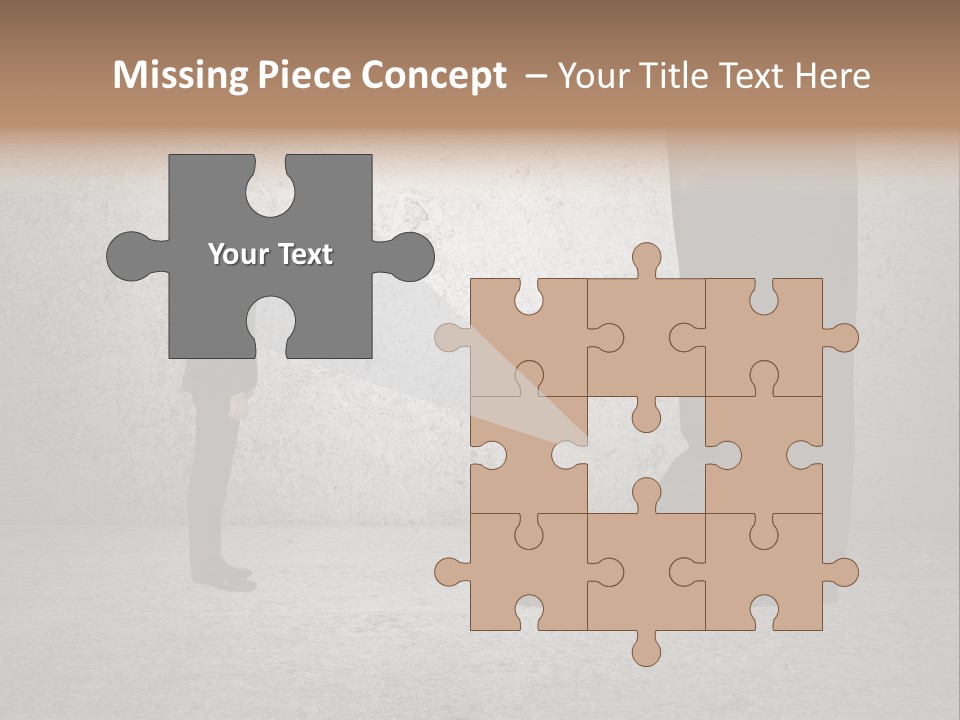 Modern Job Standing PowerPoint Template