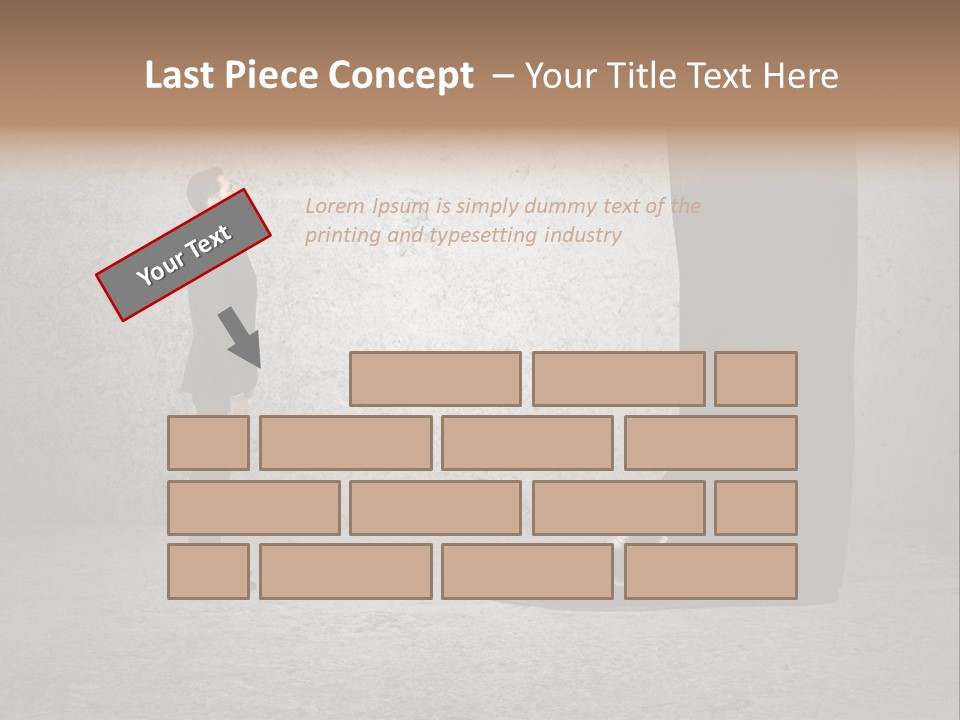 Modern Job Standing PowerPoint Template