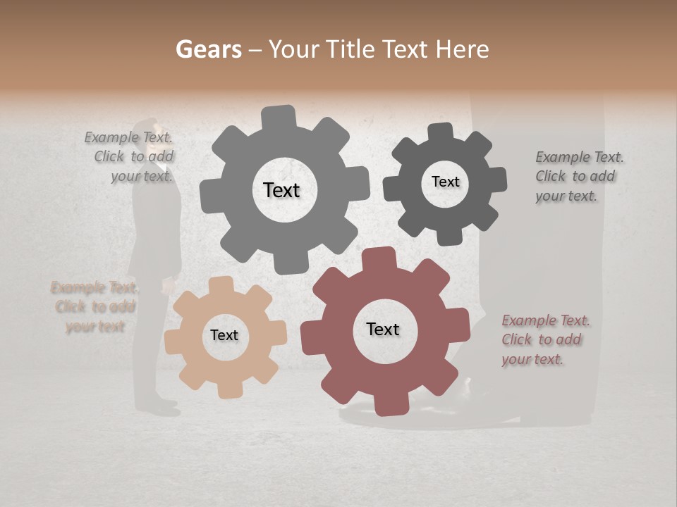 Modern Job Standing PowerPoint Template