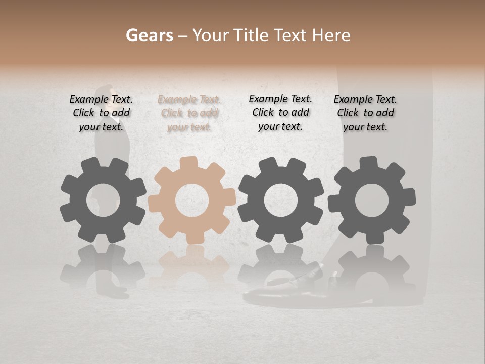 Modern Job Standing PowerPoint Template