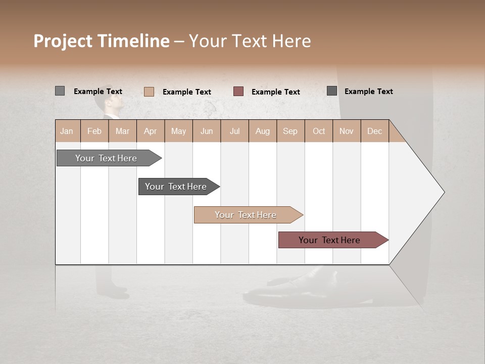 Modern Job Standing PowerPoint Template