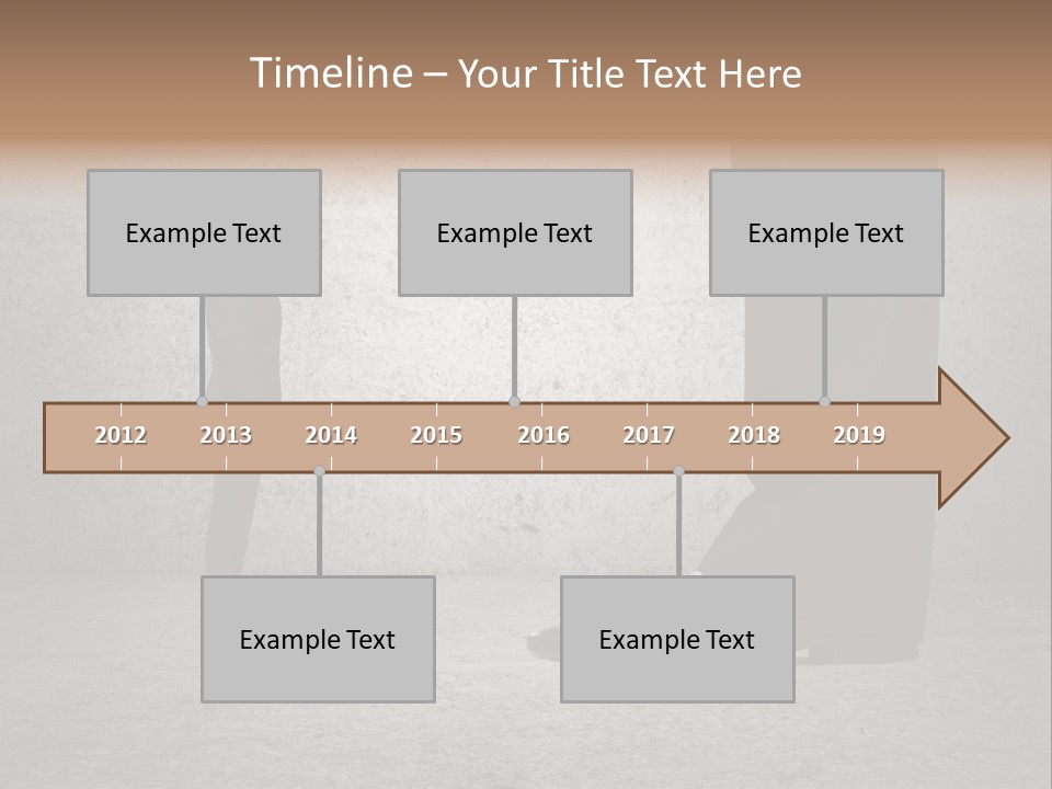 Modern Job Standing PowerPoint Template