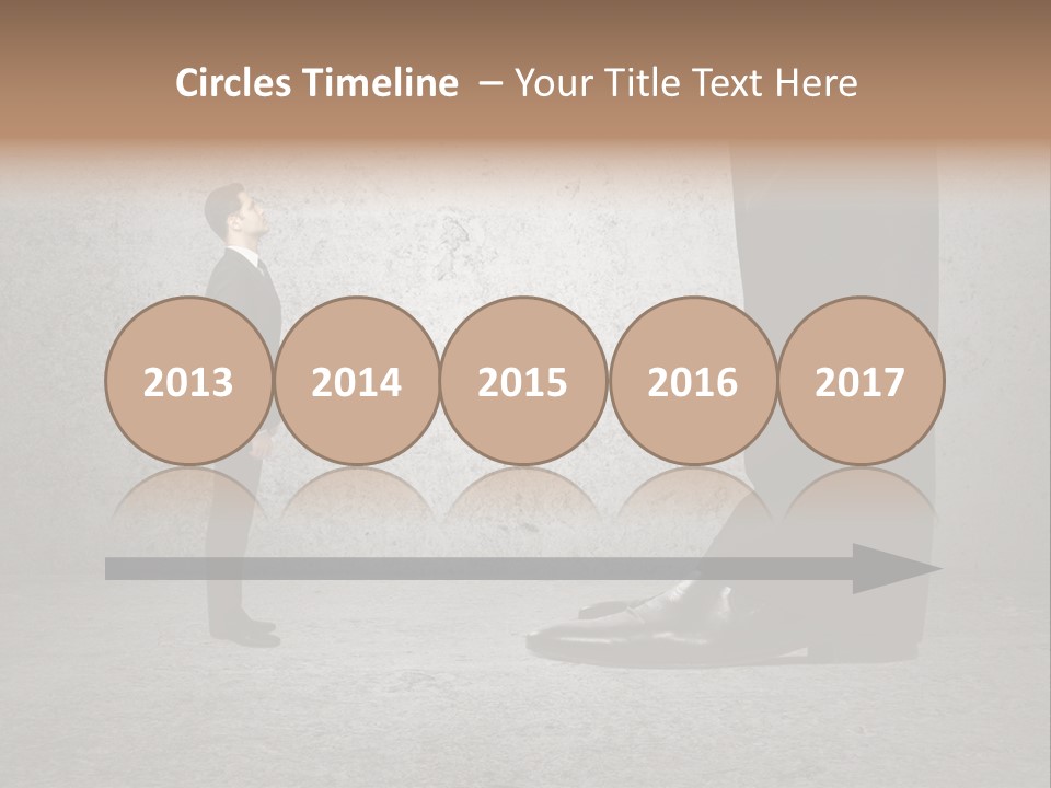 Modern Job Standing PowerPoint Template