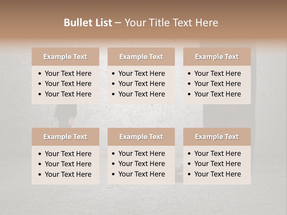 Modern Job Standing PowerPoint Template