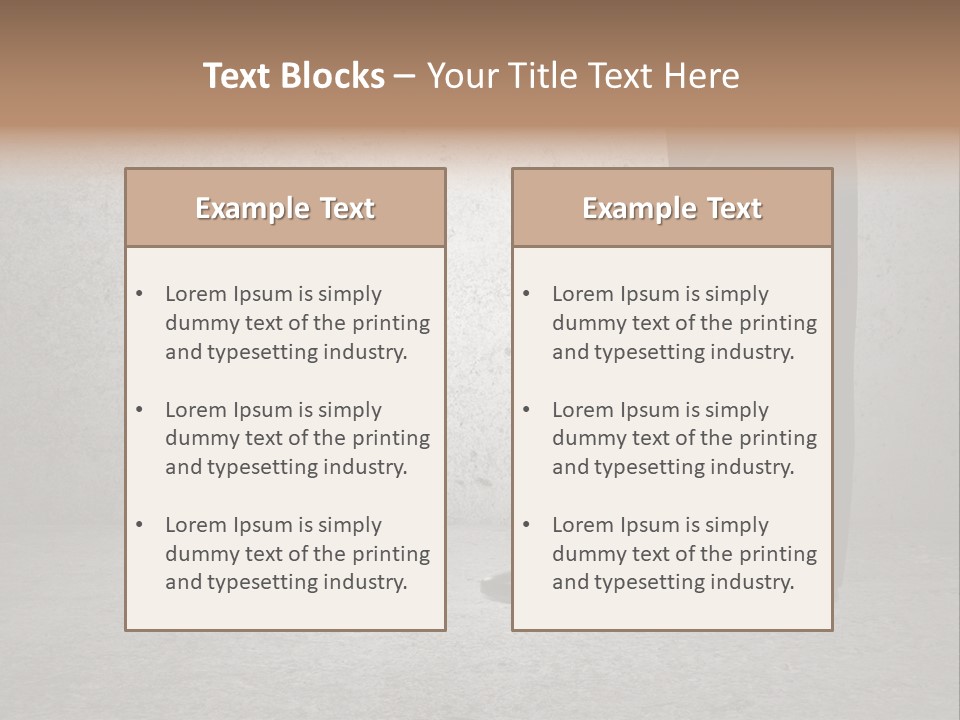 Modern Job Standing PowerPoint Template