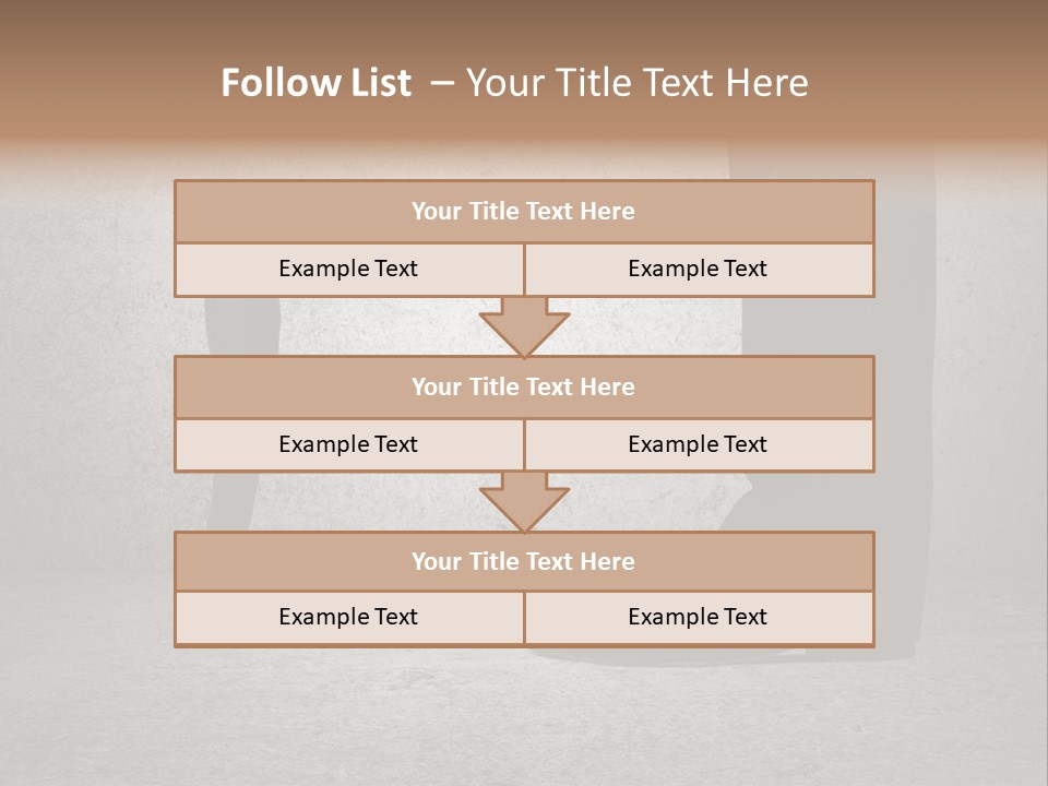 Modern Job Standing PowerPoint Template