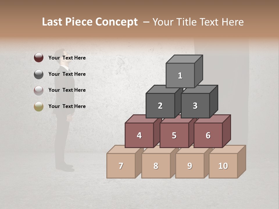 Modern Job Standing PowerPoint Template