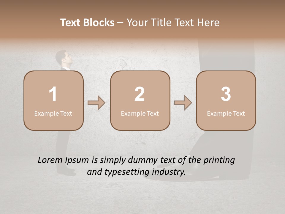 Modern Job Standing PowerPoint Template