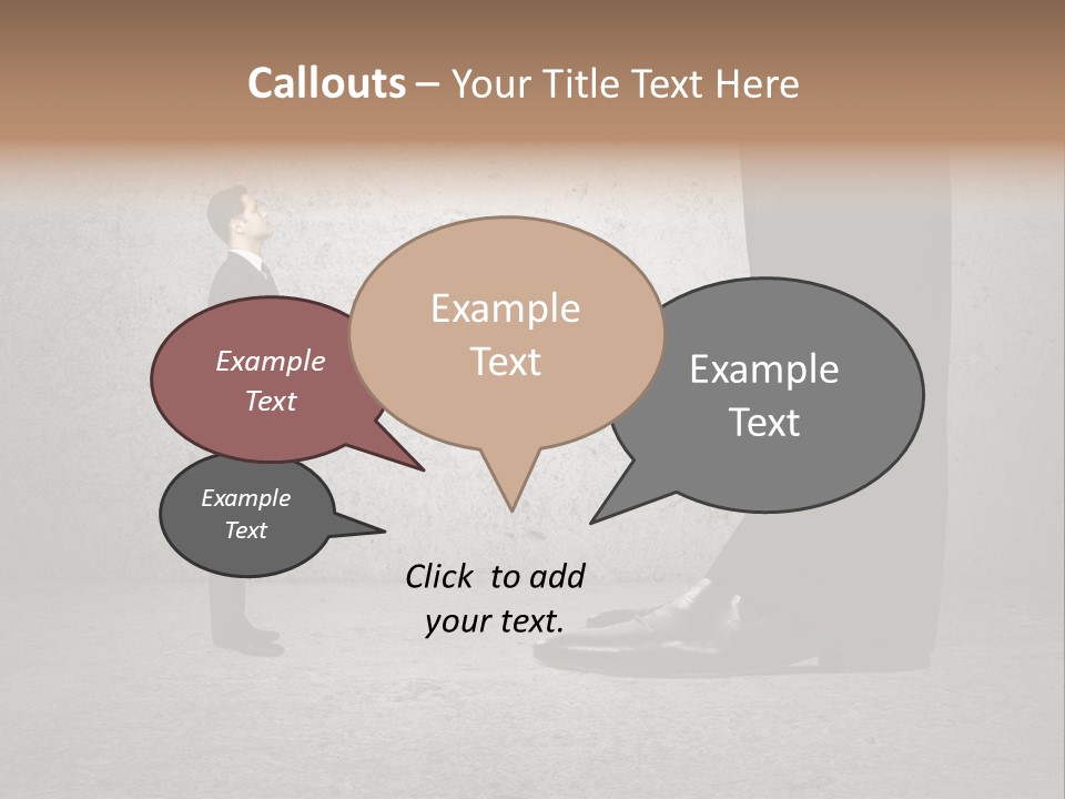Modern Job Standing PowerPoint Template