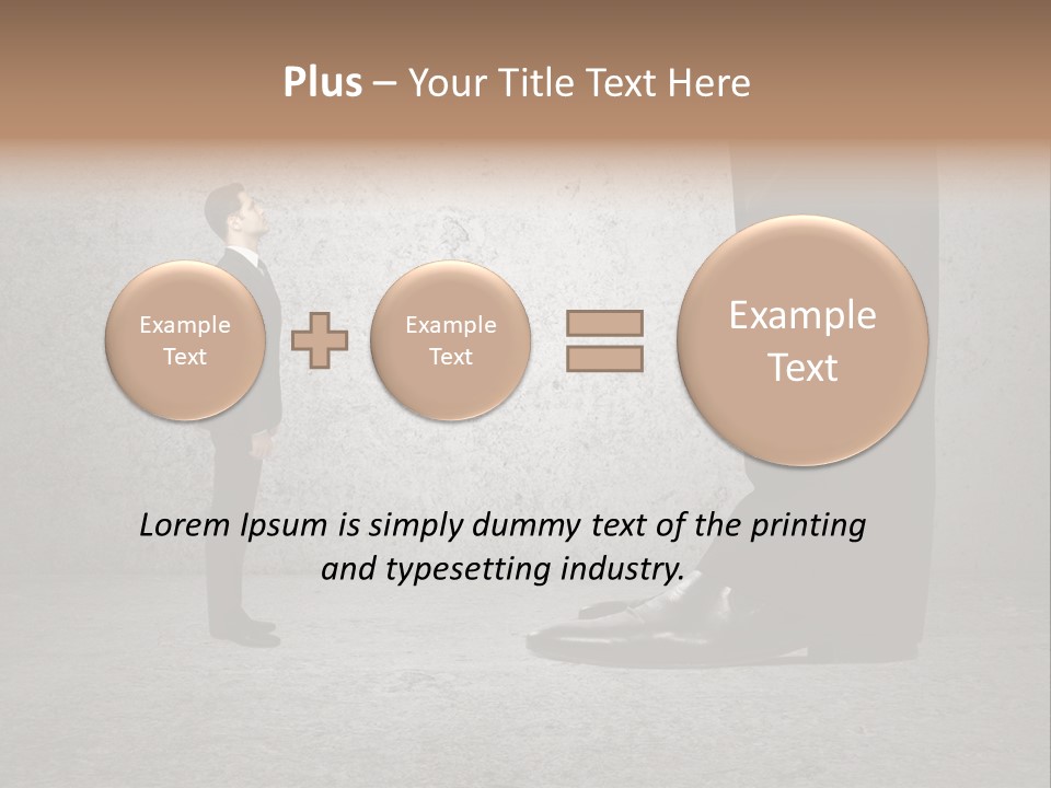 Modern Job Standing PowerPoint Template