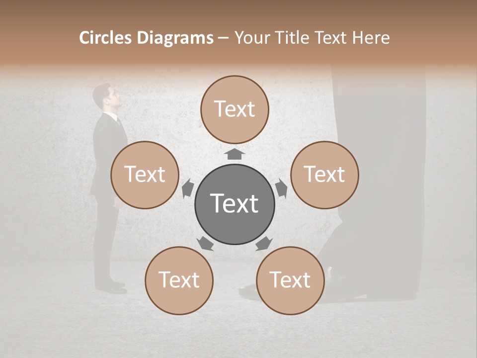 Modern Job Standing PowerPoint Template