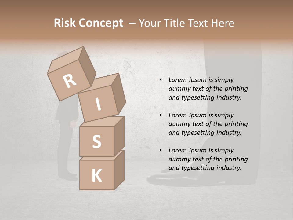 Modern Job Standing PowerPoint Template