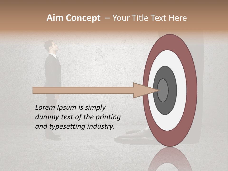 Modern Job Standing PowerPoint Template