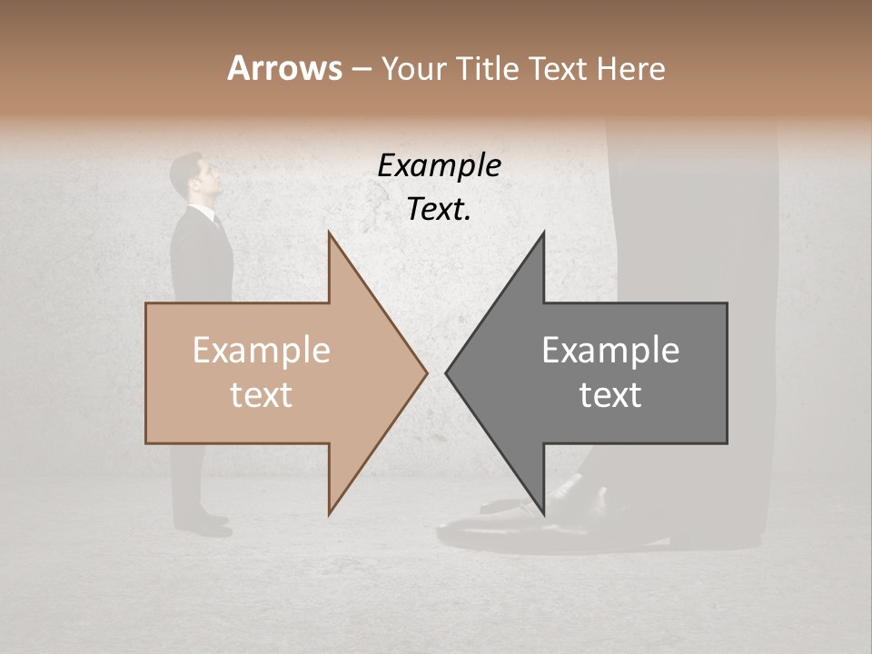 Modern Job Standing PowerPoint Template