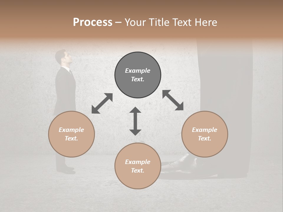 Modern Job Standing PowerPoint Template