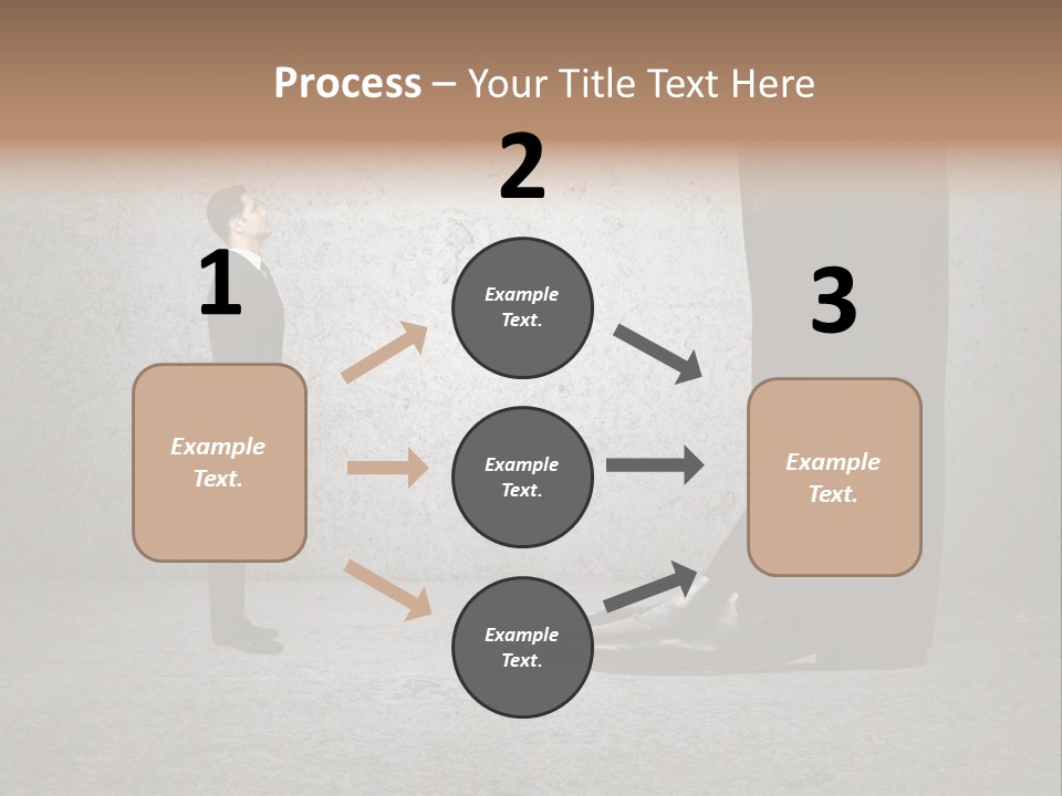 Modern Job Standing PowerPoint Template