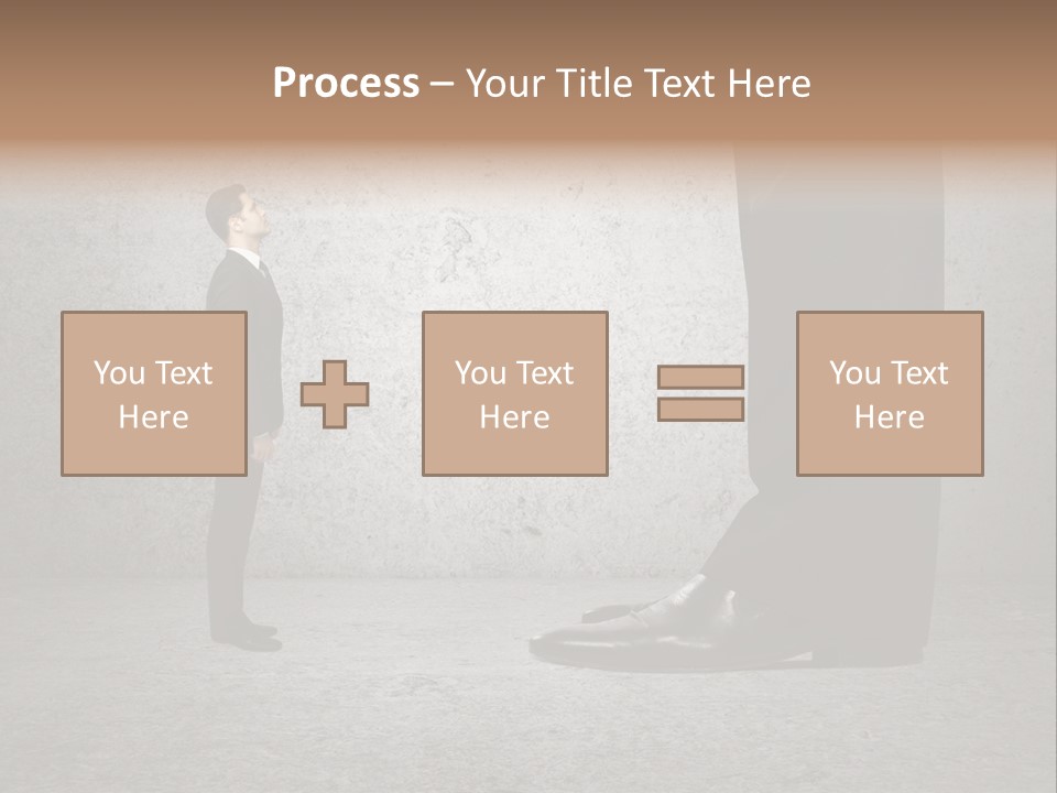 Modern Job Standing PowerPoint Template