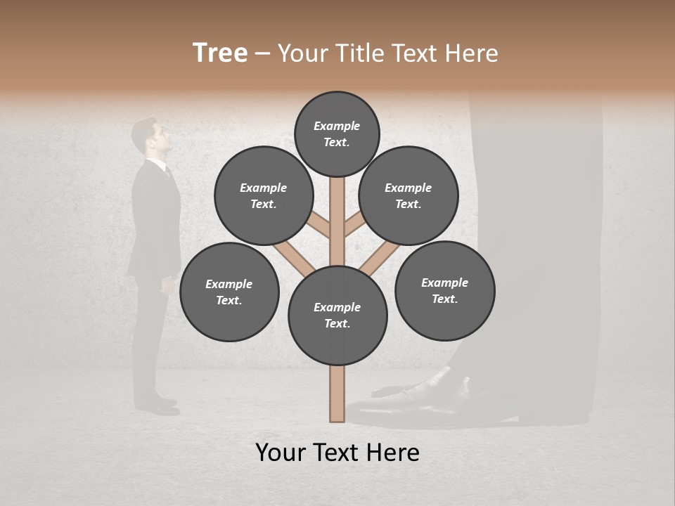 Modern Job Standing PowerPoint Template