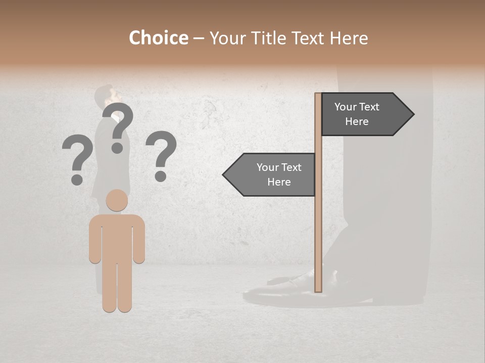 Modern Job Standing PowerPoint Template