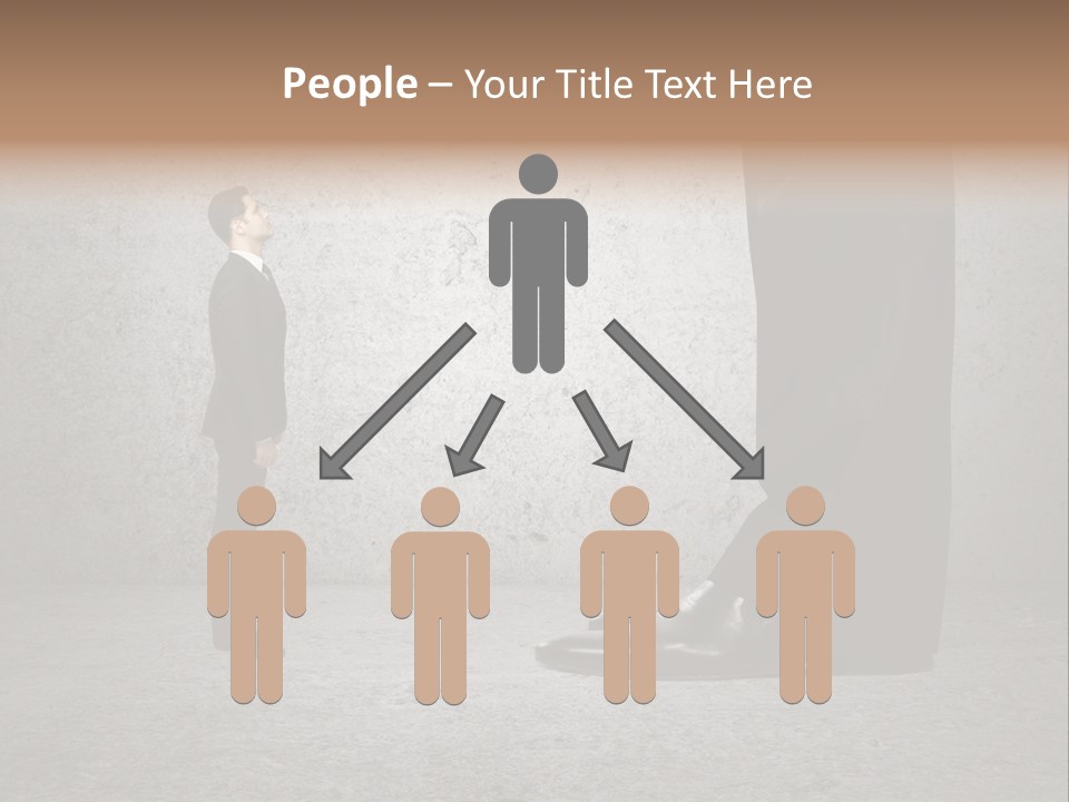 Modern Job Standing PowerPoint Template