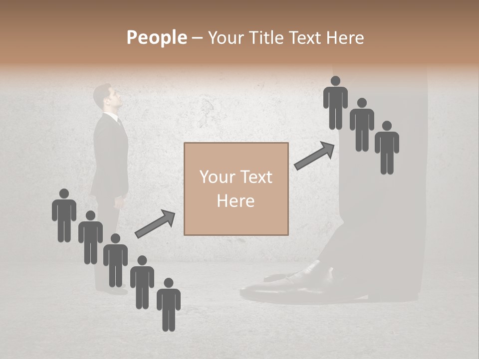 Modern Job Standing PowerPoint Template