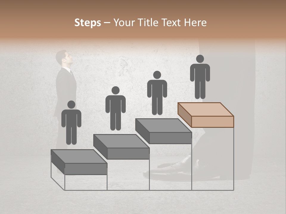 Modern Job Standing PowerPoint Template