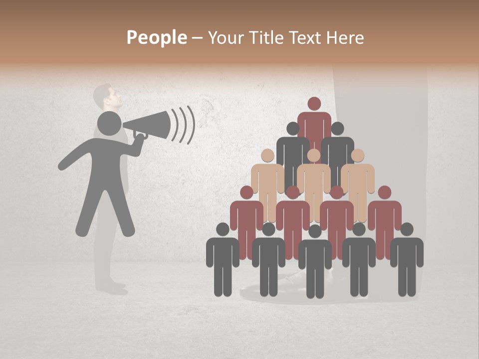 Modern Job Standing PowerPoint Template