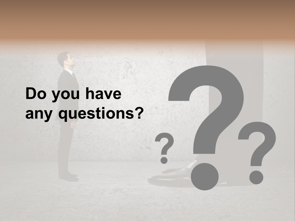 Modern Job Standing PowerPoint Template