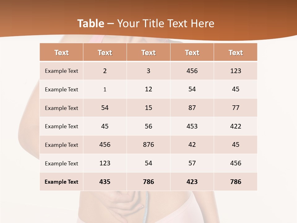 Abs Beautiful Energy PowerPoint Template