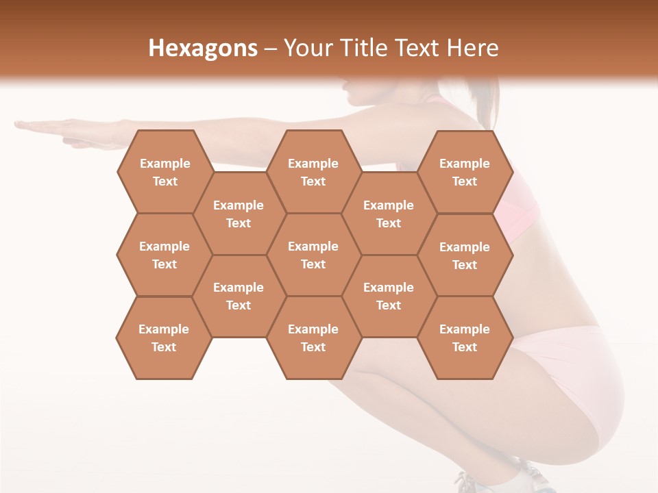 Model Cheerful Girl PowerPoint Template