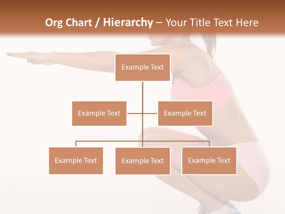 Model Cheerful Girl PowerPoint Template