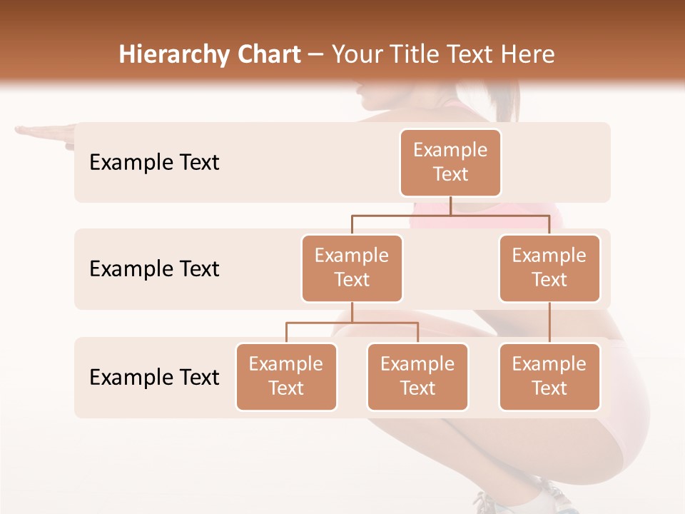 Model Cheerful Girl PowerPoint Template