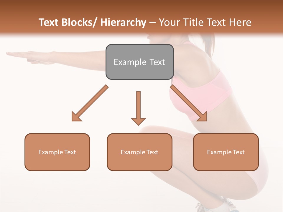 Model Cheerful Girl PowerPoint Template