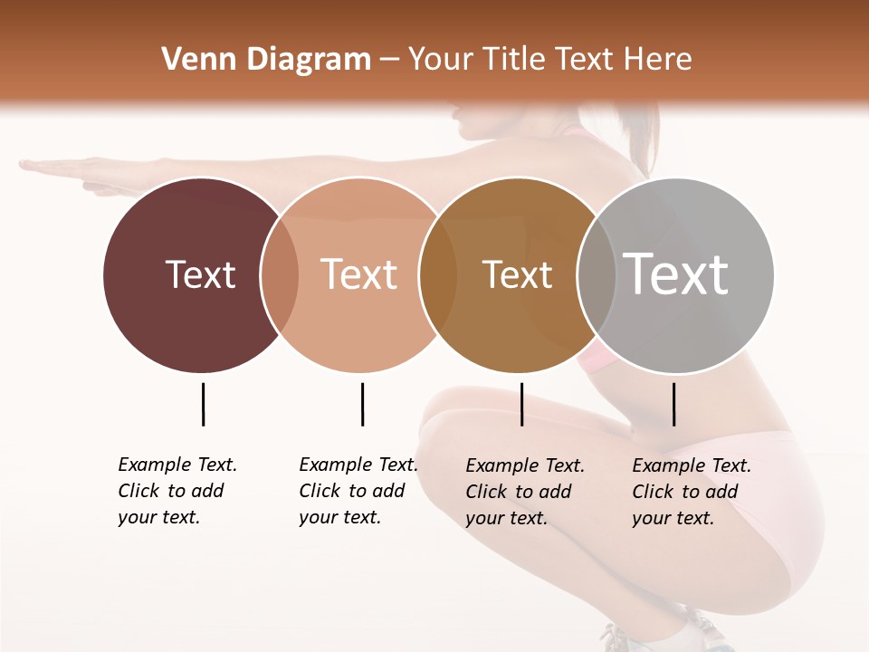 Model Cheerful Girl PowerPoint Template