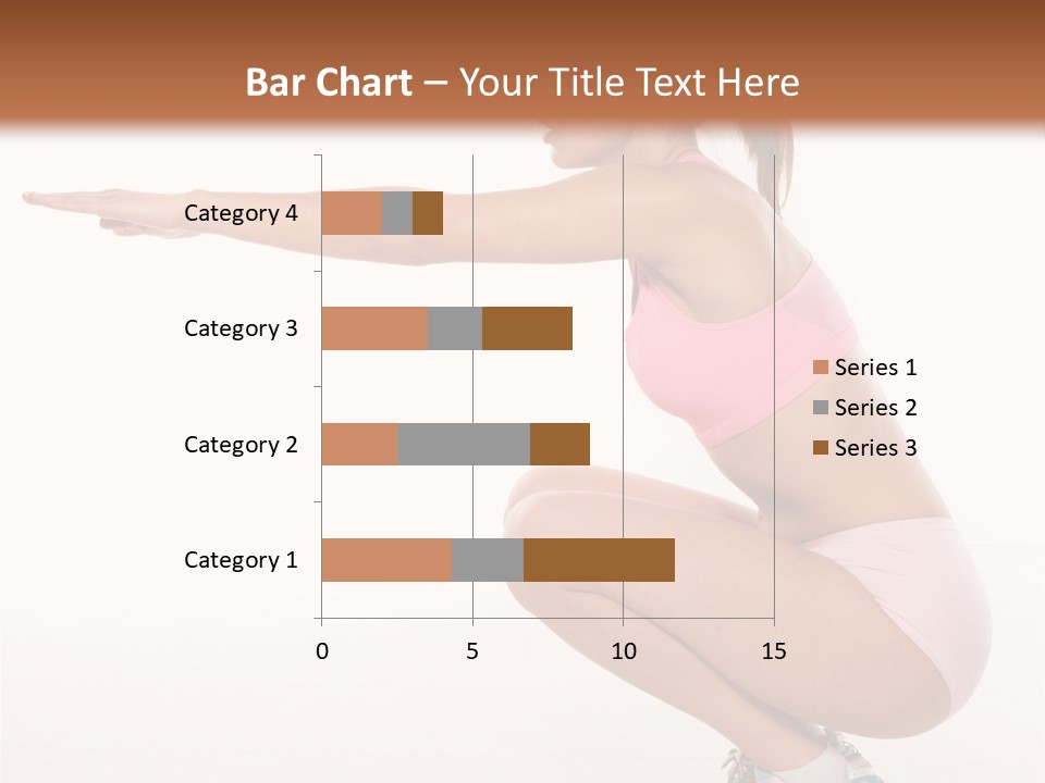 Model Cheerful Girl PowerPoint Template