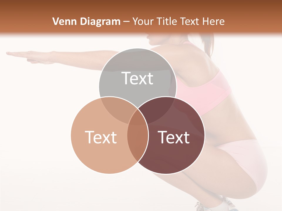 Model Cheerful Girl PowerPoint Template