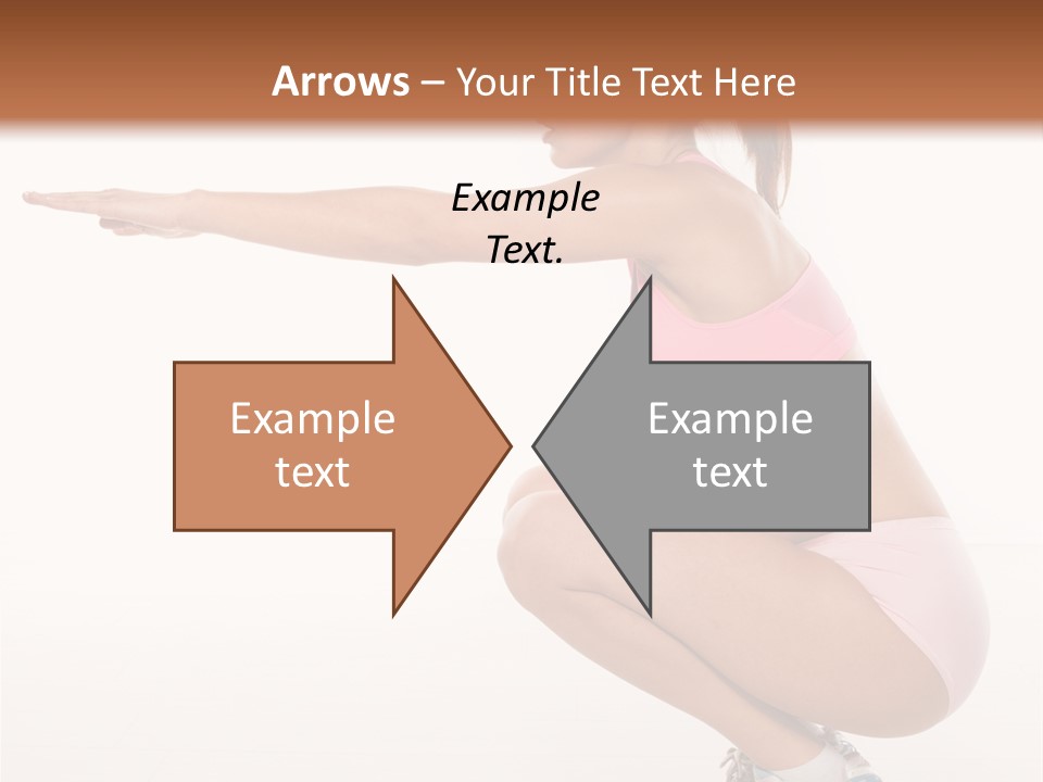 Model Cheerful Girl PowerPoint Template