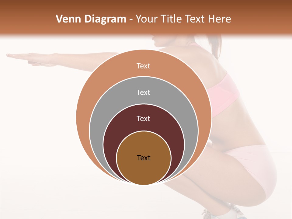 Model Cheerful Girl PowerPoint Template