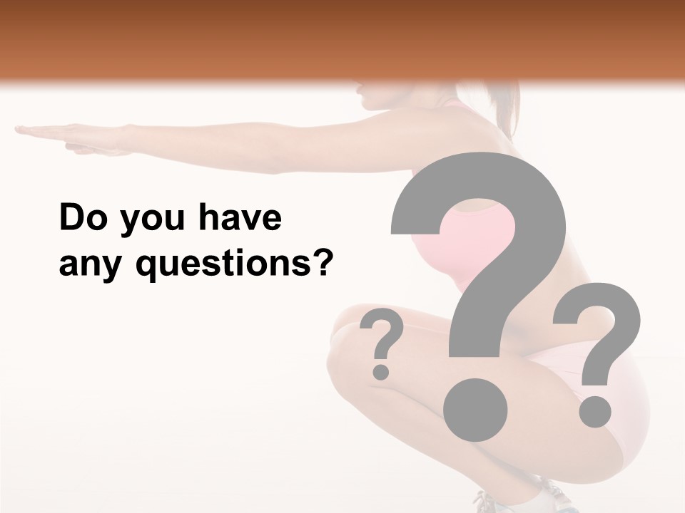 Model Cheerful Girl PowerPoint Template