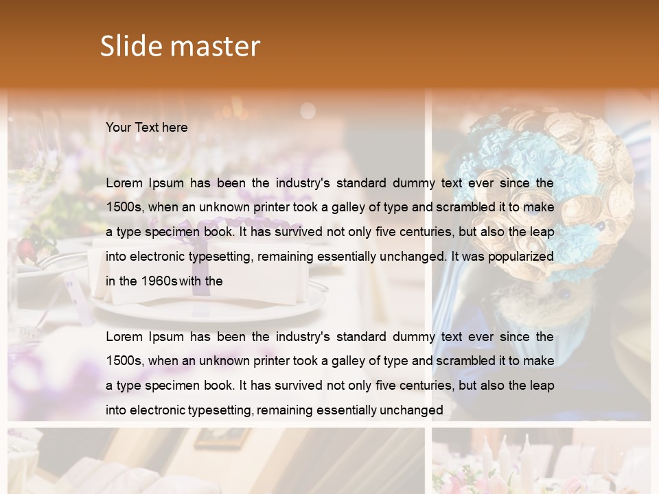 Empty Interiors Event PowerPoint Template