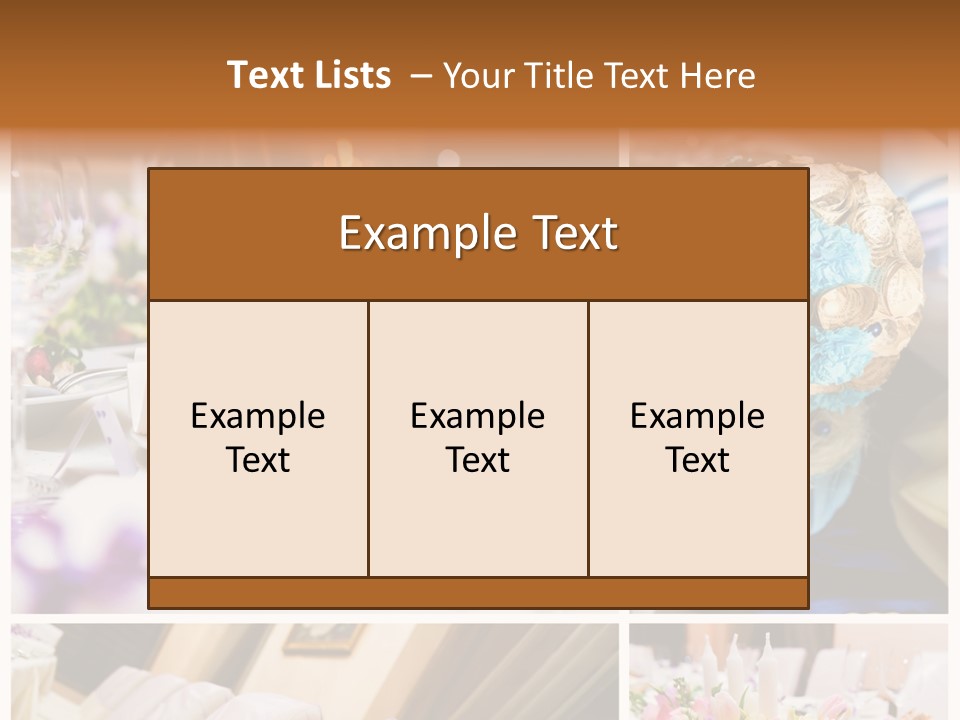 Empty Interiors Event PowerPoint Template