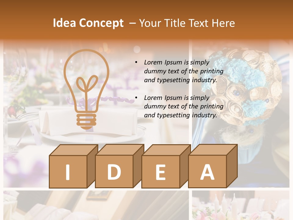 Empty Interiors Event PowerPoint Template