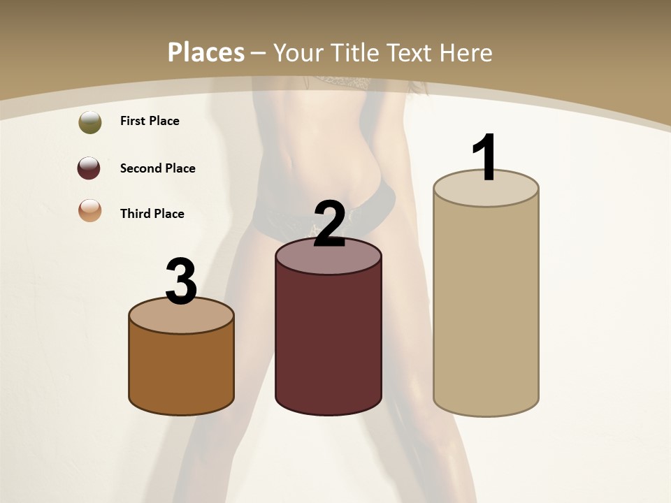 Woman Cute Face PowerPoint Template