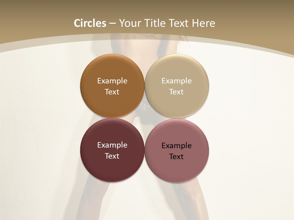 Woman Cute Face PowerPoint Template